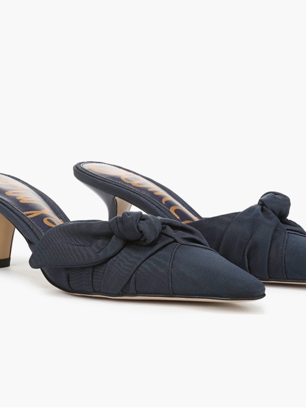 ✅NEW “Sam Edelman” Bex Knot-Detail Pointed Toe Mule Heels